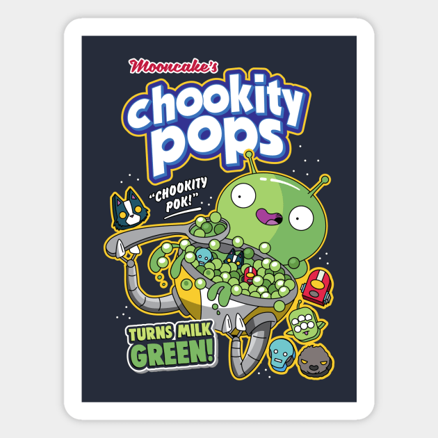 Mooncake's Chookity Pops! Magnet by iannorrisart